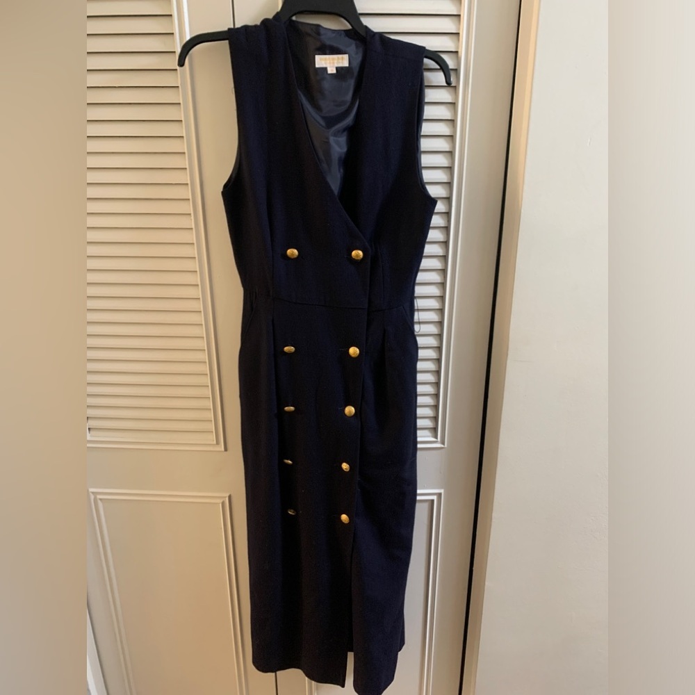 Vintage Brooks Brothers Belted Wool Dress - Picture 12 of 15